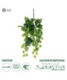 GloboStar® Artificial Garden BEGONIA HANGING BRANCH 20239 Τεχνητό Διακοσμητικό Κρεμαστό Φυτό Βιγόνια Υ60cm